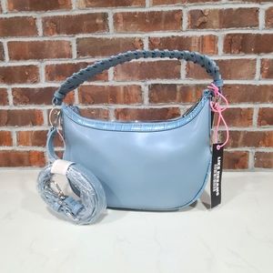 Like Dreams Baby Blue Braided Crossbody NWT